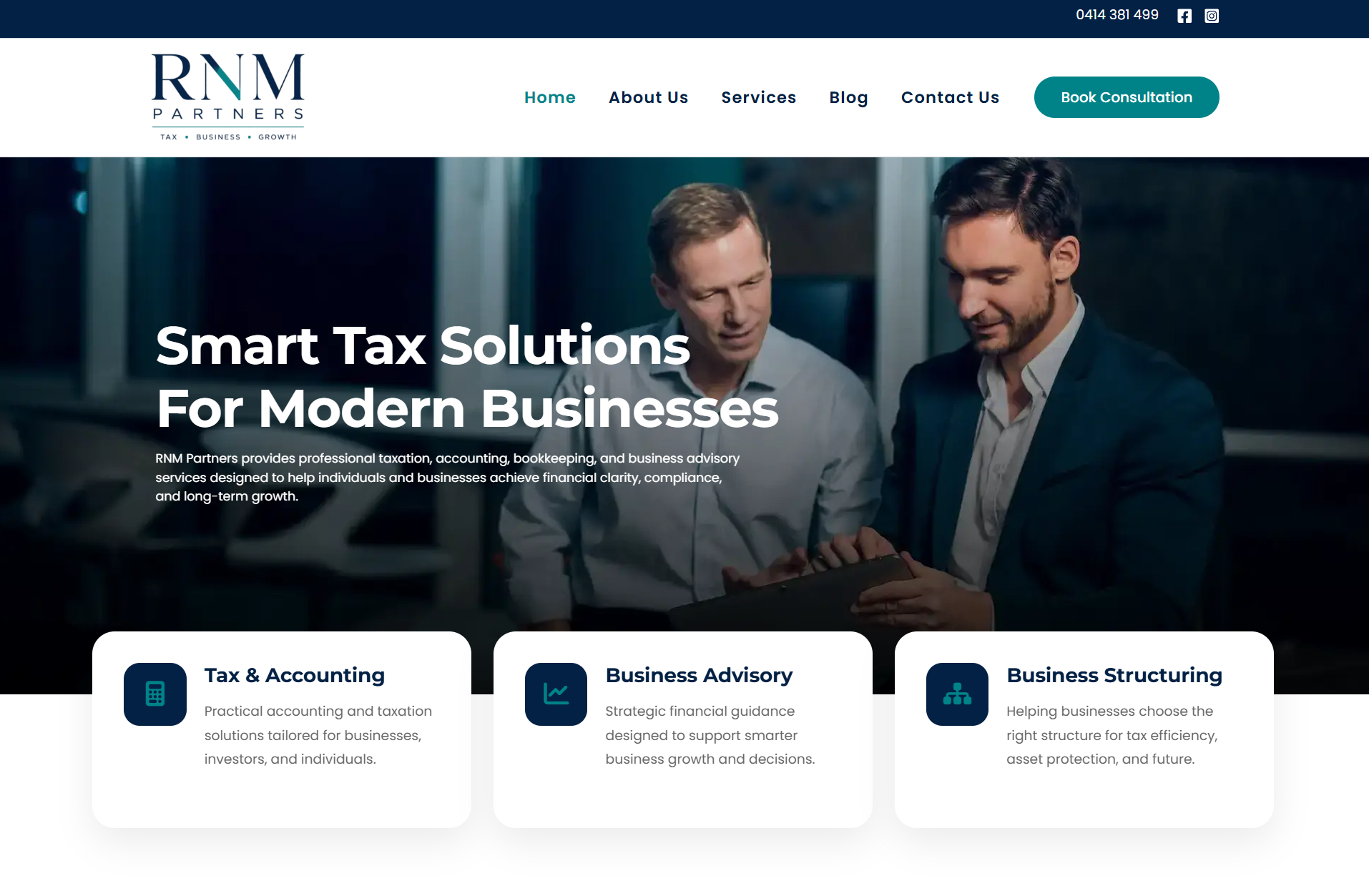 Corporate website design
